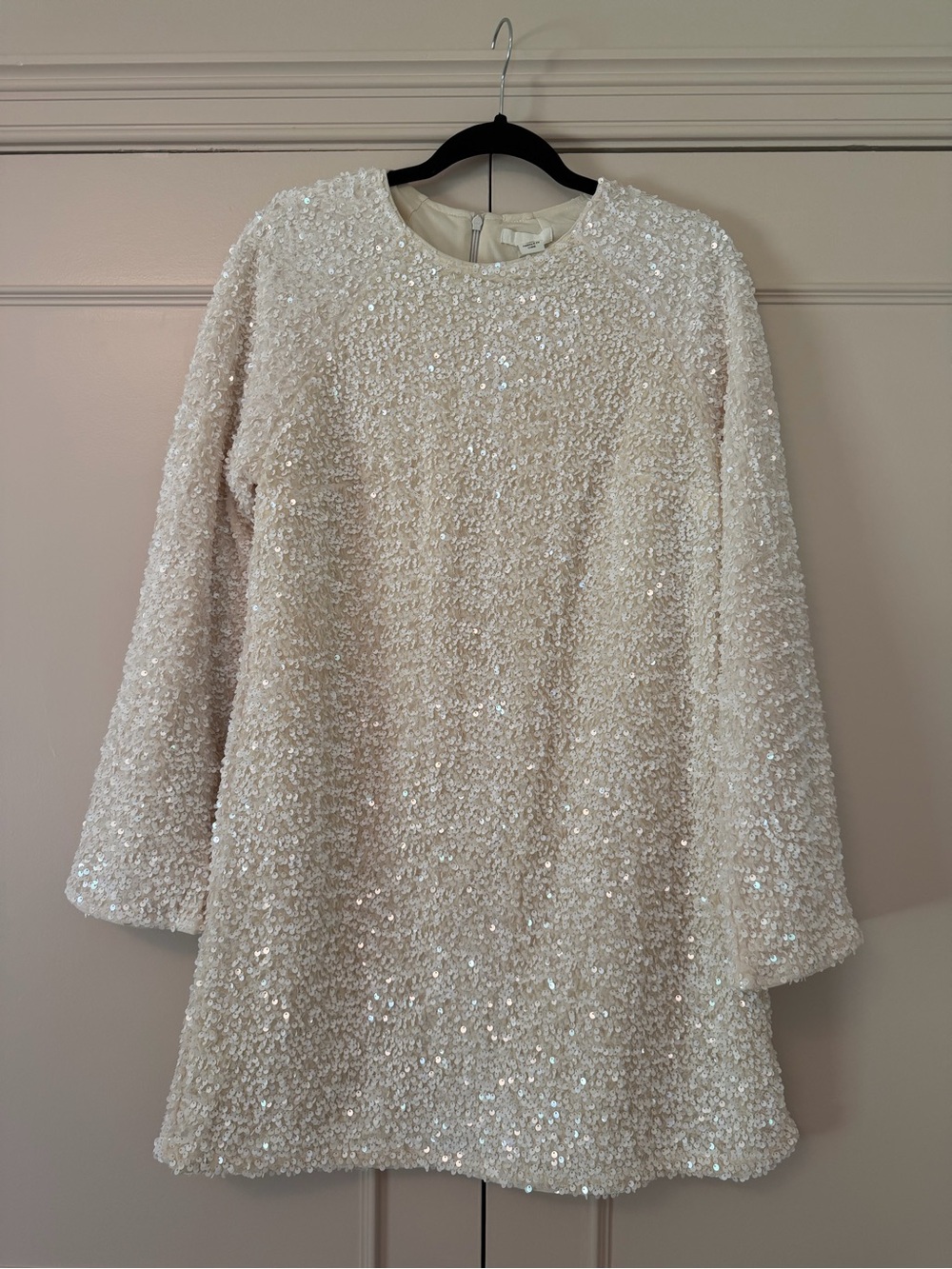 NWT Women’s Sequin Ivory Short Party Dress